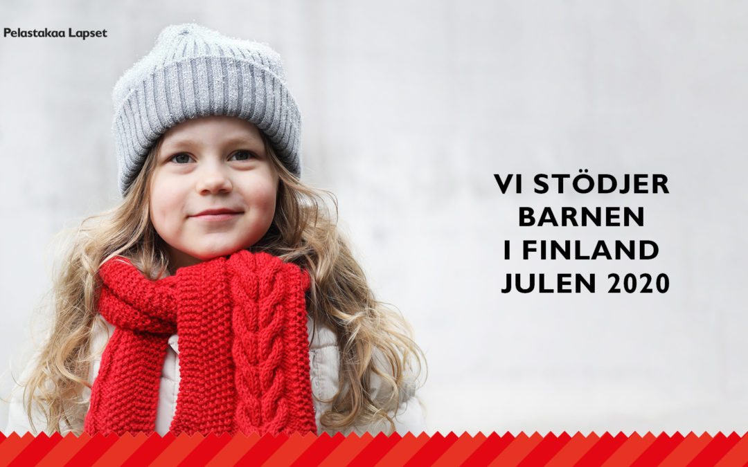 Vi stödjer Rädda Barnens arbete i Finland